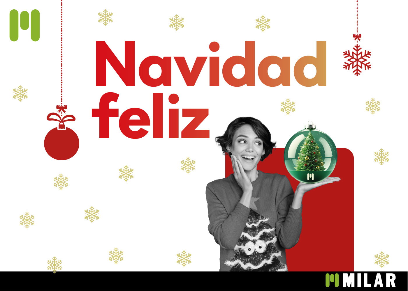 MILAR NAVIDAD FELIZ 2024